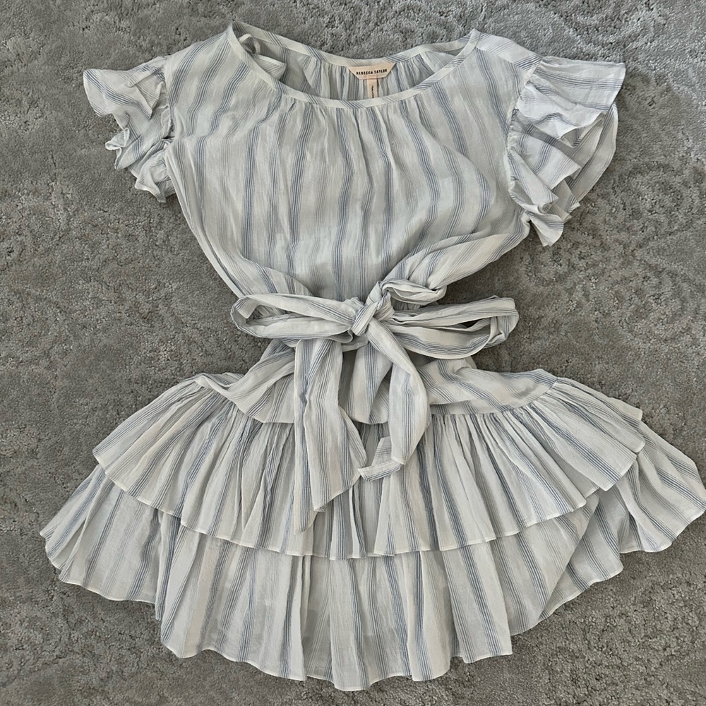 Rebecca Taylor striped mini dress
